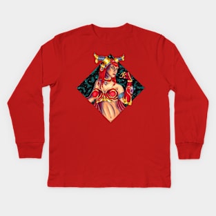 Alexstrasza Portrait Kids Long Sleeve T-Shirt